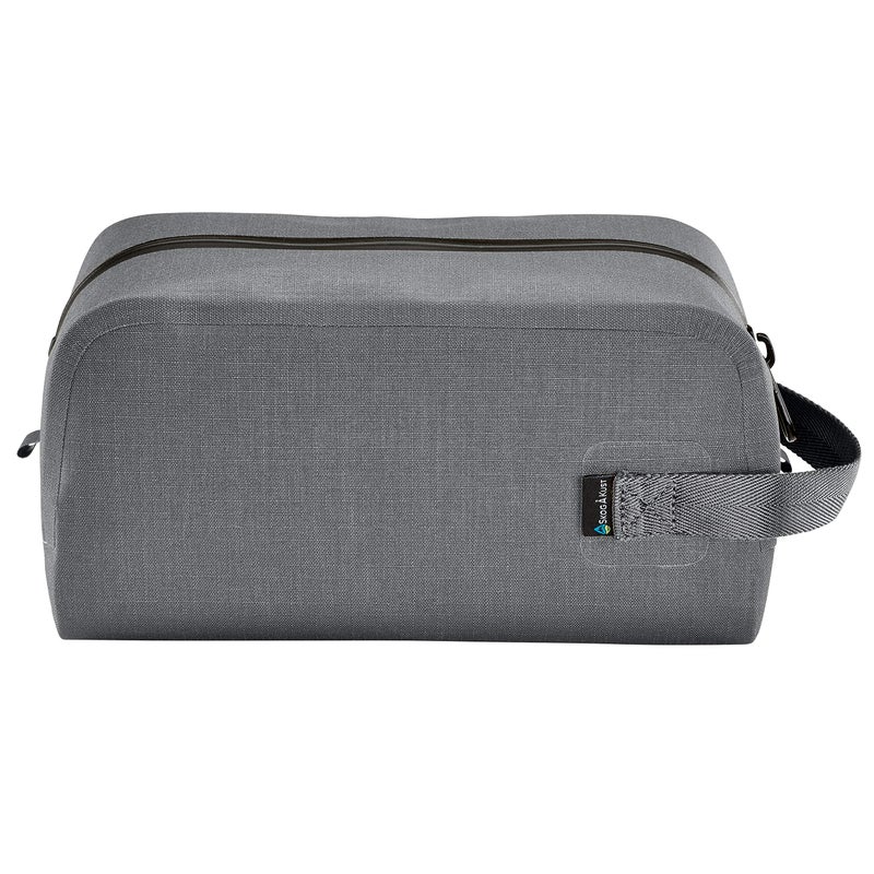 Skog Ã… Kust DoppSÃ¥k Waterproof & Leak-Proof Travel Toiletry Bag | Large, Charcoal Grey - Image 4